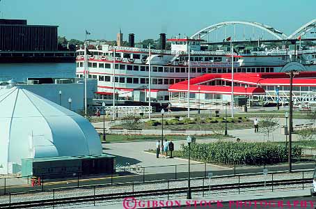 Stock Photo #12220: keywords - attraction boat boats casino casinos davenport dock docks gamble gambling gaming horz iowa leisure mississippi president recreation river riverboat riverboats rivers ship ships tourist vacation
