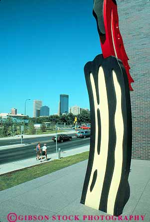 Stock Photo #11846: keywords - abstract art center minneapolis minnesota museum museums sculpture sculptures vert walker