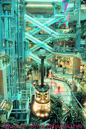 Stock Photo #15453: keywords -  architecture business canada canadian city decoration design district enclosed fountain french historic interior mall malls modern montreal neighborhood new old quebec retail shopping underground vert vieux vintage