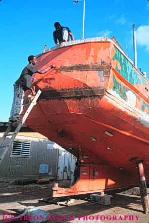 Stock Photo #10157: keywords -  antilles boat caribbean destination destinations drydock employee fishing island islands job jobs leeward lesser maarten maintenance marrten marten men occupation ocean paint philipsburg repair saint sea st st. sunny sunshine travel tropic tropical vacation vert virgin warm work worker workers working