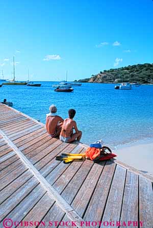 Stock Photo #10160: keywords - anguilla antilles calm caribbean couple destination destinations dock island islands leeward lesser ocean pair quiet relax relaxed relaxing sea share sit sitting sunny sunshine together travel tropic tropical vacation vert virgin warm