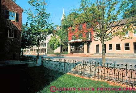 Stock Photo #12463: keywords -  american building buildings district ferry harpers historic history horz national old park public road roads shenandoah street streets town towns vintage virginia west