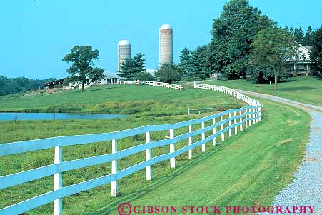 Stock Photo #13896: keywords -  agriculture barn barns building buildings curve curved curves curving farm farming farms fence fences geometric geometrical geometry horz landscape line linear lines lionville parallel pasture pastures pattern patterns pennsylvania row rows scenery scenic silo silos