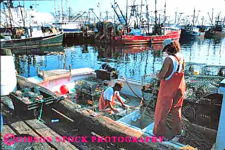 Stock Photo #1320: keywords -  bedford boat boats career commercial deck equipment fisherman fishermen fishing harbor horz in income job jobs lobster man marine massachusetts men new occupation ocean oceans outdoor outdoors outside people person prep preparation prepare prepares preparing resource sea ship summer team trap water work worker workers working works