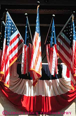 Stock Photo #3519: keywords -  american americana and banner blue flags national patriot patriotism red spangled spirit star states symbol united unity vert white