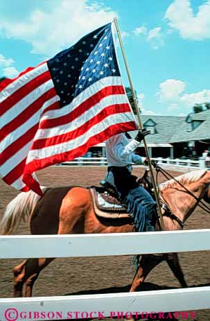 Stock Photo #3523: keywords -  american americana and banner blue display flag horseback kentucky lexington motion national patriot patriotism red spangled spirit star states symbol united unity vert wave white