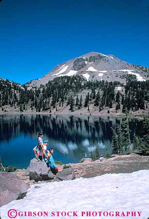 Stock Photo #15785: keywords -  american california decent ethnic families family helen heritage indian indians lake lakes lassen lineage minority mountain national native north outdoor outdoors park people person snow spring tribal tribe tribes vacation vert