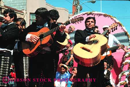 Stock Photo #1357: keywords -  annual band california celebrate celebration cinco culture de ethnic francisco guitar happy harmony hispanic horz mayo mexican mexico musician national outdoor parade performance san show skill