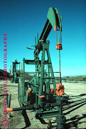 Stock Photo #1373: keywords -  california city crude derrick equipment fuel gas industry king machine natural oil petroleum pump resource vert