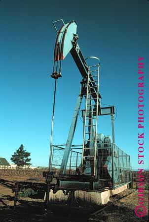 Stock Photo #1374: keywords -  arvin california crude derrick equipment fuel gas industry machine natural oil petroleum pump resource vert
