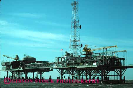 Stock Photo #1376: keywords -  alabama california city coast coastal crude derrick equipment fuel gas horz industrial industry king machine mobile natural ocean oil petroleum platform platforms pump pumps resource sea water