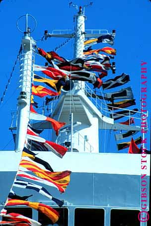 Stock Photo #1389: keywords - boat clean colorful cruise flags liner new passenger relax ship signal sunshine travel trip vacation vert white wind