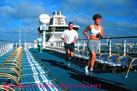 Stock Photo #1405: keywords -  adventure america athlete athletic boat breath conditioning couple cruise exercise fun horz husband jog man model ocean of outdoor race recreation relax released run sea share ship song summer together training travel trip tropical vacation warm wife woman workout young