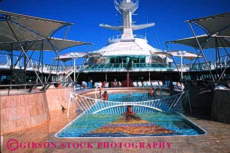 Stock Photo #1417: keywords -  adventure boat cruise elegant fun horz liner ocean of opulent passenger pool recreation relax rhapsody sea seas ship summer sunshine swim travel trip vacation warm