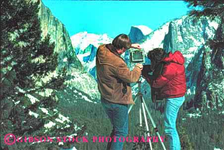 Stock Photo #1420: keywords -  art california camera couple create film horz image national park photo photographers yosemite