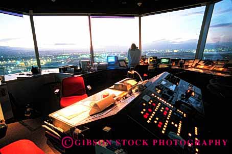 Stock Photo #1428: keywords -  air airliner airplane airport airports clearance control direct francisco horz jet jobs landing navigate occupations overlook oversee san tower traffic transportation window windows work worker workers working works
