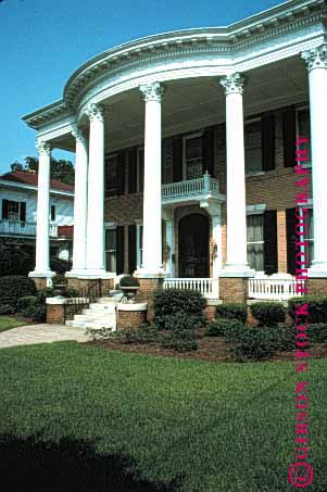 Stock Photo #1445: keywords -  architecture columns dwelling estate expensive family georgia home house investment property real released residence residential roman shelter suburb vert