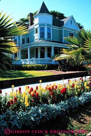 Stock Photo #1448: keywords -  and architecture beach dwelling estate expensive family fernandina florida garden home house income investment landscape mansion property real residence residential suburb upper vert victorian