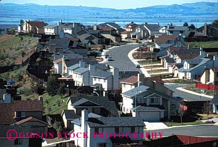 Stock Photo #1462: keywords - abode california community dwelling elevated estate expensive family home horz house investment landscape neighborhood new property quarters real residence residential road shelter street suburb town urban vallejo