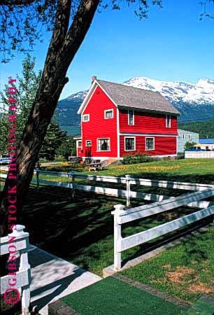 Stock Photo #1467: keywords - abode alaska country dwelling estate expensive family home house investment property real residence residential shelter skagway vert