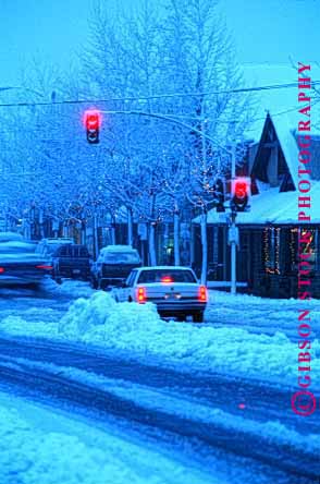 Stock Photo #1526: keywords -  alone california cold country countryside danger dim dusk landscape lights low mount reduced remote risk road route rural shasta slippery snow storm street town traffic vert visibility winter