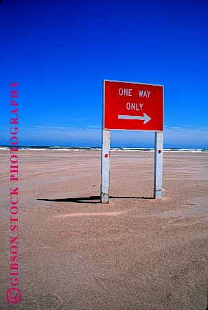 Stock Photo #1551: keywords -  arrow beach caution driving highway one red road safety sign square street traffic vert way