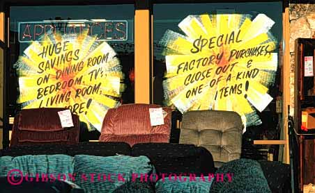 Stock Photo #1556: keywords -  advertising attract business buy campaign close colorful consumer furniture horz huge inventory kind marketing of one out promote retail sale savings sell sign special spend strategy window