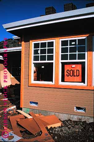 Stock Photo #1557: keywords - advertising attract business buy campaign colorful construction consumer estate home house marketing new promote real retail sell sign sold spend strategy vert window