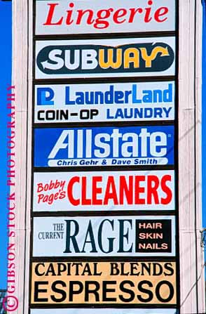 Stock Photo #1558: keywords -  advertising attract bright business buy campaign colorful consumer inventory mall marketing promote retail sell signs spend stack strategy vert