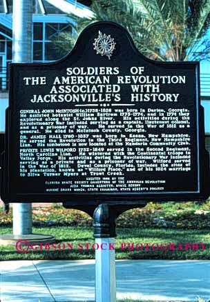 Stock Photo #6054: keywords -  advertise commemorate communicate communicated communicating communication display historic history information informative informed informing jacksonville marker plaque public sign vert word words