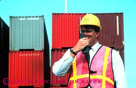 Stock Photo #1578: keywords -  commerce container horz industry m model radio released ship shipping transportation worker