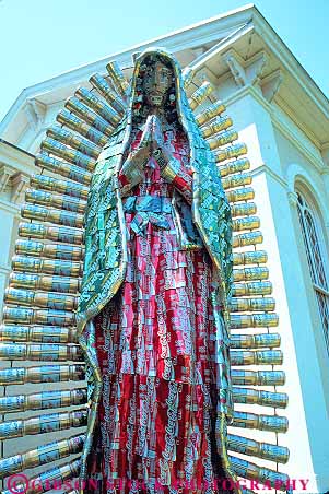Stock Photo #16193: keywords - aluminum art artistic can cans create creative island made madonna make metal new of outdoor outside people person public recycle recycled recycles recycling sculpture sculptures staten statue statues steel vert york