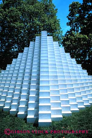 Stock Photo #6115: keywords -  angle art artistic block different gallery grid national of pattern pyramid sculpture square stack symmetrical symmetry triangle unusual vert white