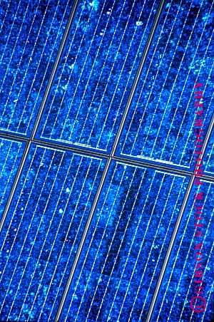 Stock Photo #1599: keywords - absorb alternative cells collect convert electricity energy environment equipment panel photovoltaic power solar sun technology utilization vert