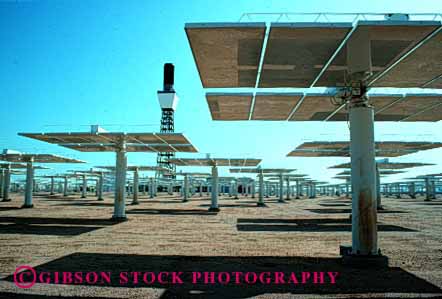 Stock Photo #1606: keywords -  absorb alternative barstow california collect convert electricity energy environment equipment heat horz industry one power reflect research solar sun technology utilization