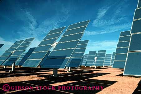 Stock Photo #1607: keywords -  absorb alternative barstow california collect convert electricity energy environment equipment heat horz industry one power reflect research solar sun technology utilization