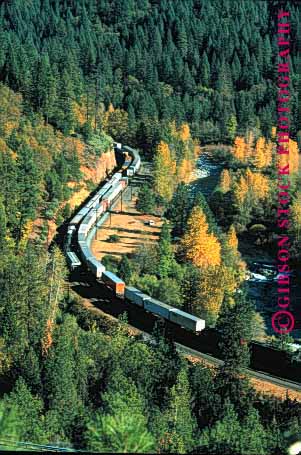 Stock Photo #1615: keywords -  canyon commerce curve freight industry railroad river sacramento shipping train transportation vert