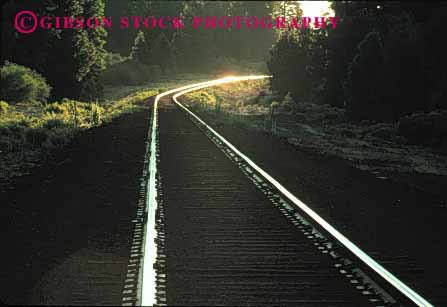 Stock Photo #1617: keywords -  horz industry parallel railroad shipping steel tracks train transportation