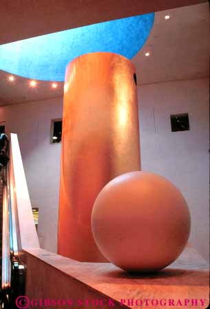 Stock Photo #16307: keywords - abstract abstraction abstracts angle angles angular architectural architecture art ball balls building buildings california cylinder cylinders cylindrical design designs detail geometric geometrical geometry innovation interior jose line linear lines modern museum museums new of parallel pattern patterns public right round san science scientific sculpture sculptures shape shaped sphere spheres spherical square squares style styles tech technology vert