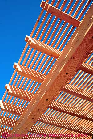 Stock Photo #16319: keywords -  above angle angles angular architectural architecture beam beams building buildings ceiling clean design designs detail exterior fe geometric geometrical geometry lattice latticework line linear lines mexico modern new outdoor outside overhead parallel patio pattern patterns right roof sante shade shape shaped square squares straight structure structures style styles vert wood wooden