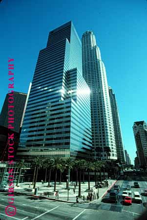 Stock Photo #1665: keywords - angeles architecture building business commerce design geometric high los modern office rise sky tall tower upward vert windows
