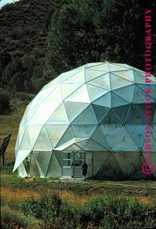 Stock Photo #1677: keywords -  angle dome geodesic geometric geometry greenhouse hexagon pattern pentagon triangle vert