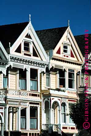 Stock Photo #1694: keywords - alamo architecture decorate francisco gingerbread house not ornate released san square traditional trim vert victorian window