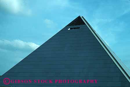 Stock Photo #1706: keywords -  angle architecture center convention engineer geometric geometry horz memphis metal modern new point pyramid triangle