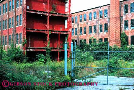 Stock Photo #1721: keywords -  abandon apart bankrupt building collapse columbia commerce crumble demise deteriate discard factory falling horz loss old pennsylvania property ruin rundown waste