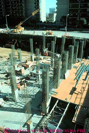 Stock Photo #12723: keywords -  angeles bar base building buildings california commerical concrete construction foundation foundations in los metal pattern patterns piling pilings pillar pillars rebar reinforce reinforcement reinforcements reinforces strength strengthen strengthens strong stronger vert