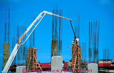 Stock Photo #12729: keywords -  around bar base buildings commercial concrete contractor contractors formed foundations horz man men metal pattern patterns piling pilings pillar pillars pour pouring pours rebar reinforce reinforcement reinforcements reinforces strength strengthen strengthens strong stronger work worker workers working
