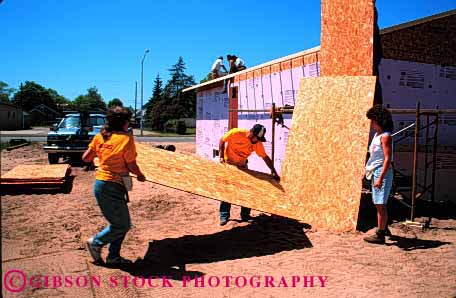 Stock Photo #1777: keywords -  build construction for gi habitat help home horz house humanity men new oconto team volunteers wisconsin women