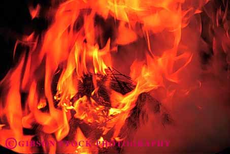Stock Photo #1780: keywords -  bright burn burning burns color fire fires flame flames flaming heat horz hot needles orange pine scorch yellow