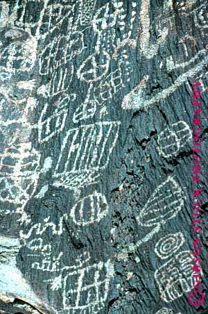 Stock Photo #1801: keywords -  american ancient art california canyon chidago communicate depict history indian native old petroglyph prehistoric primitive record represent rock scrape symbol vert